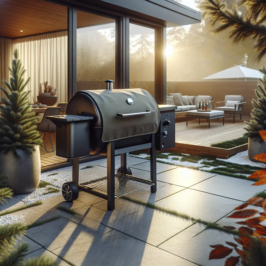 Hvordan opbevarer jeg min træpillegrill bedst muligt?